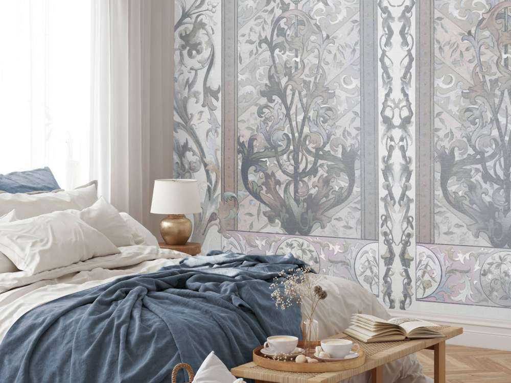 Lichte art nouveau ornamenten