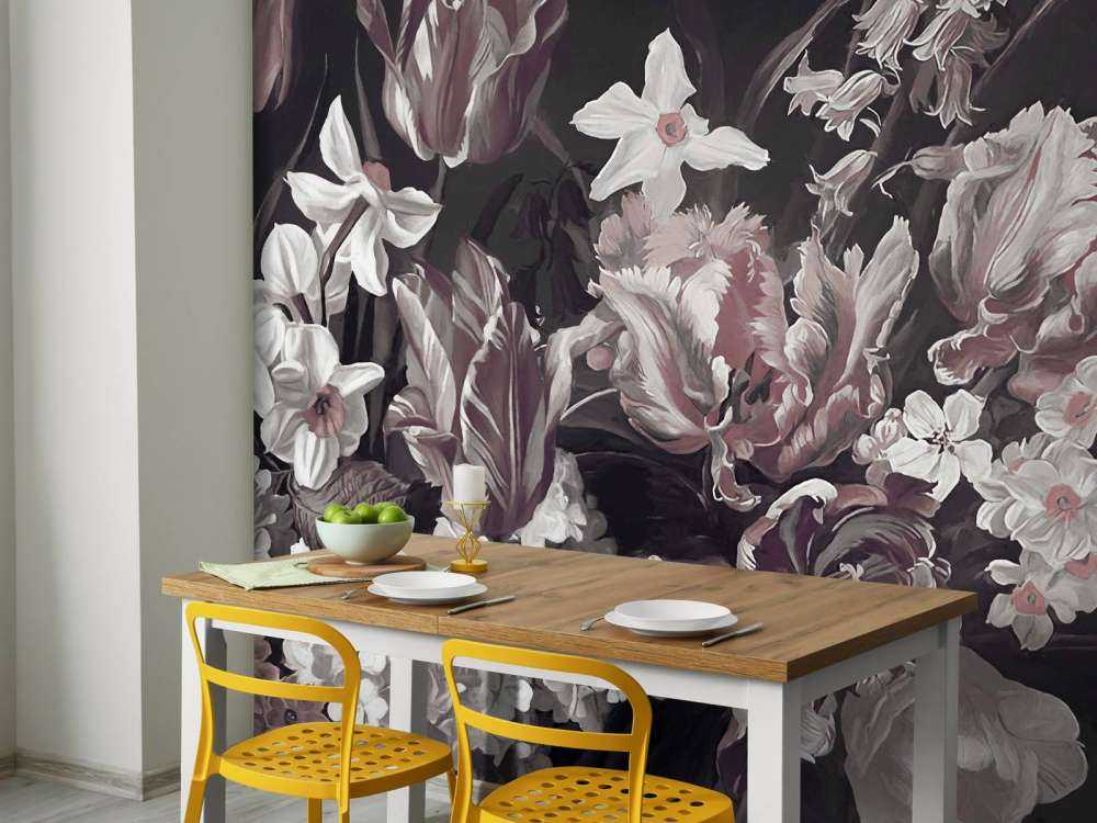 Bouquet with pions Pink