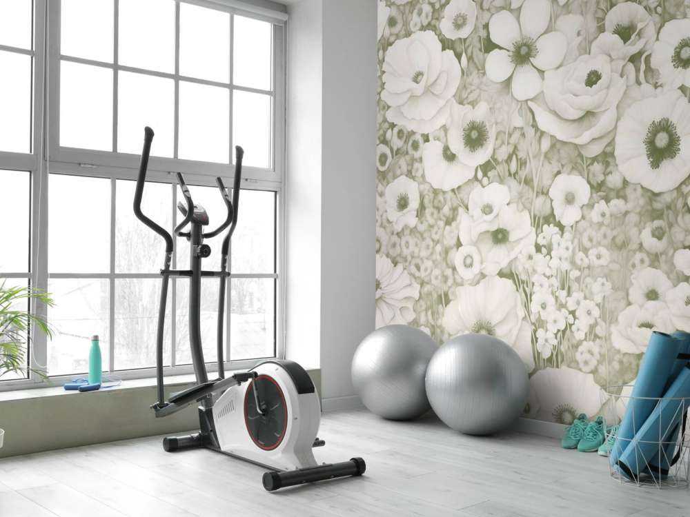 Poppy Tale Monochrome Green