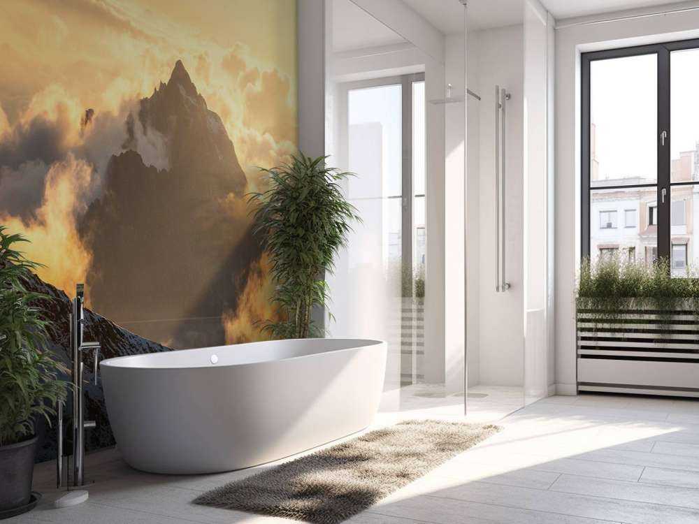 Zonsopkomst Boven Bergwolken