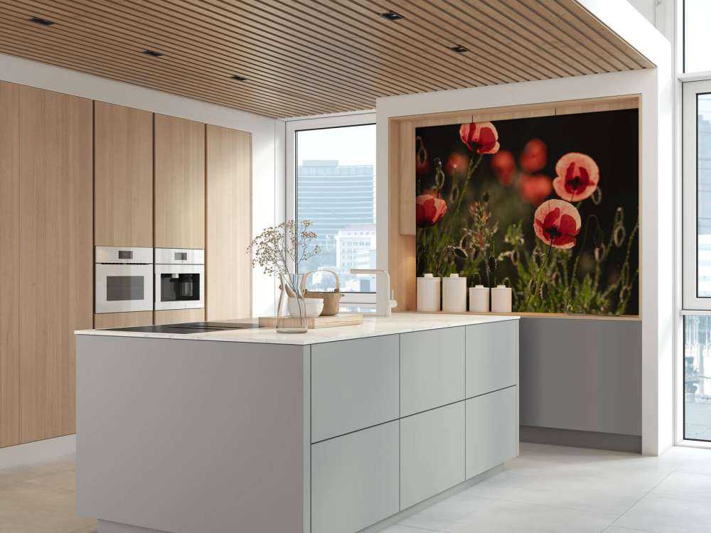 Dansende Klaprozen in Zonlicht