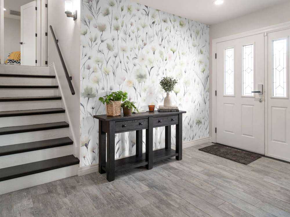 Cornflowers and field grasses Green