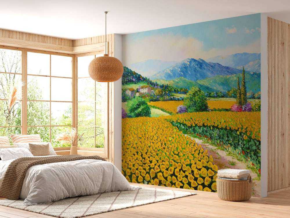 Sunflowers in the valley