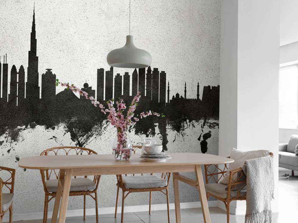 Waterverf skyline, Dubai