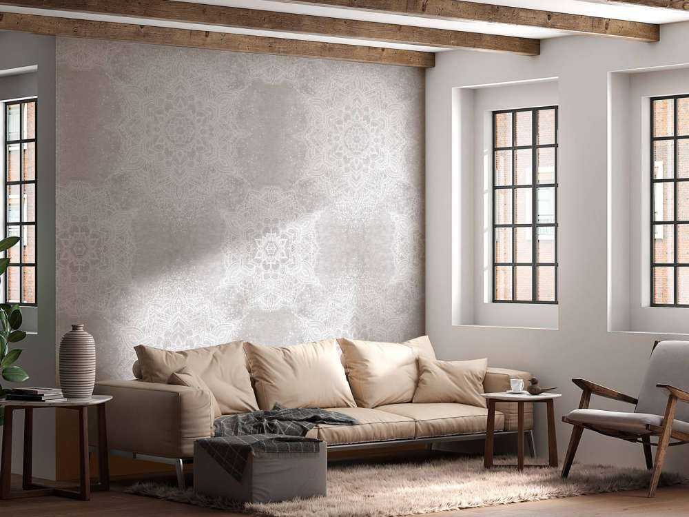 Ibiza vintage mandala neutral greige