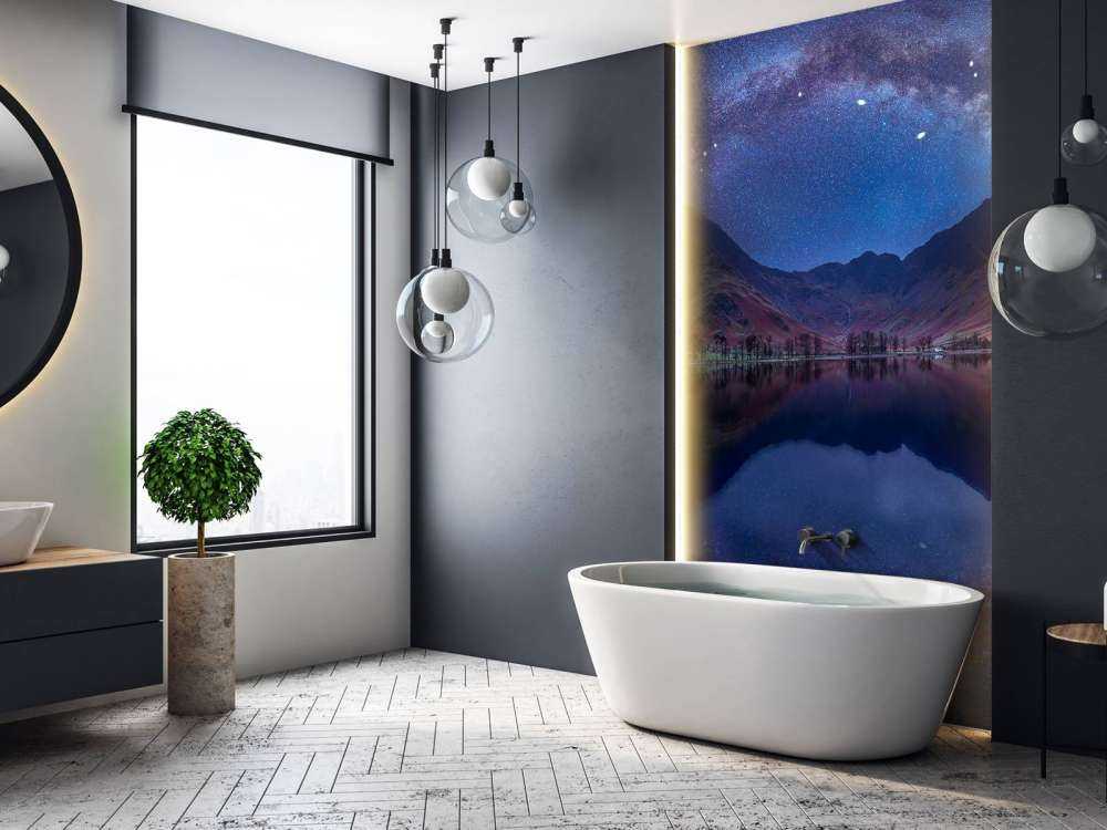 The Milky Way across Buttermere, Lake District