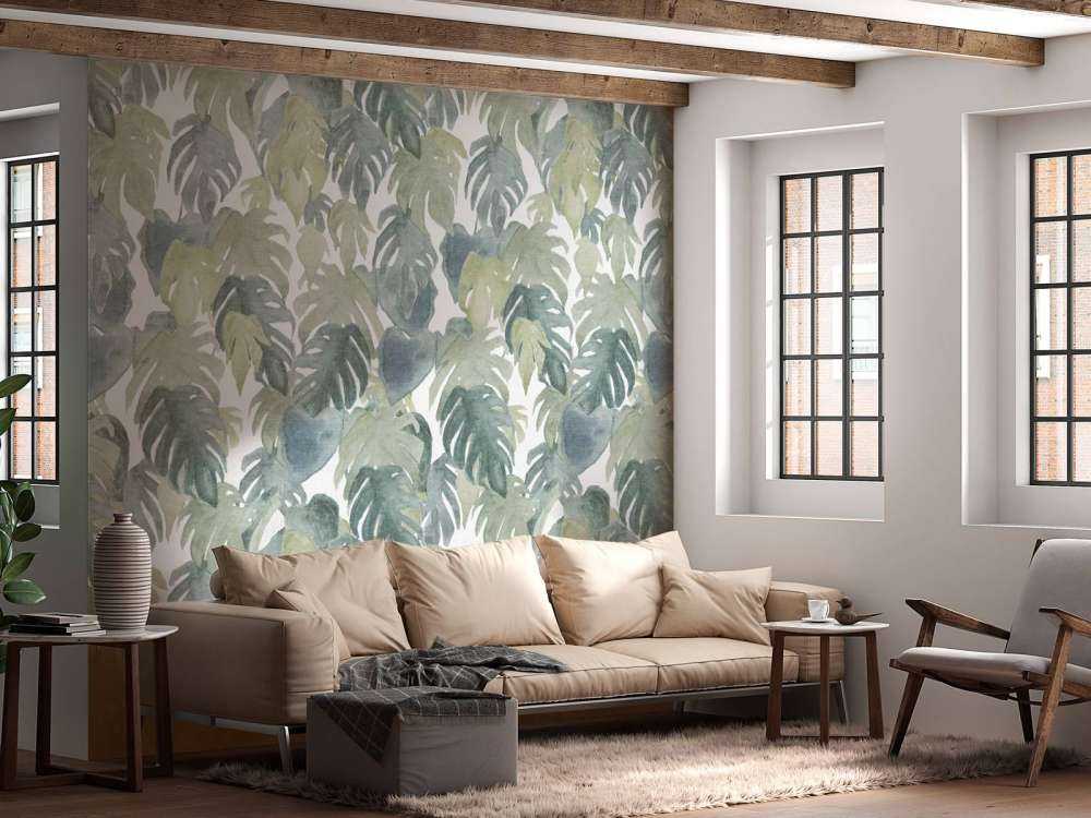 Tropical watercolour Palms