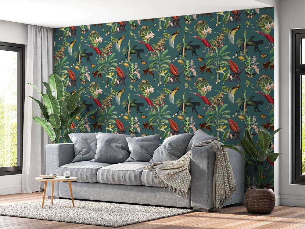 Kingdom Animalia Dark Teal