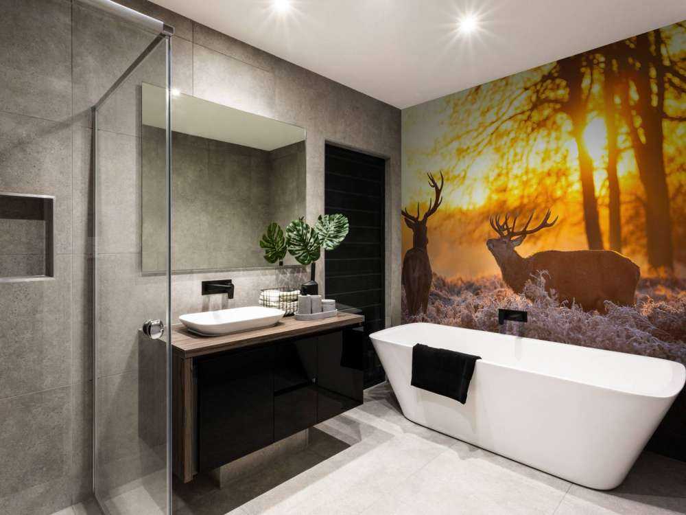 Herten bij zonsondergang