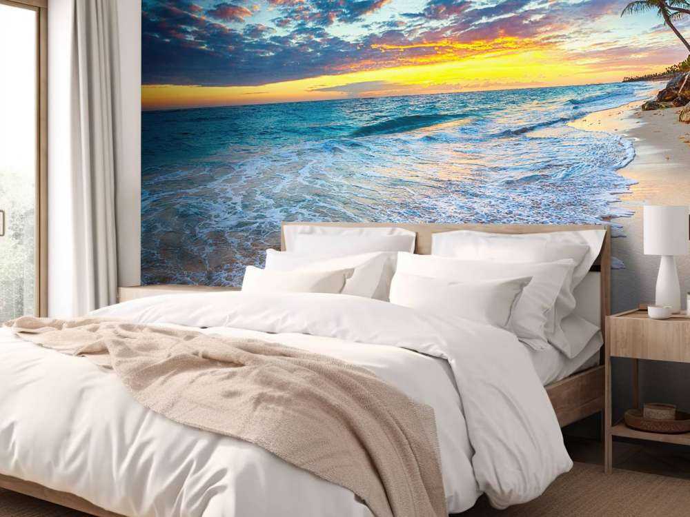 Zonsopgang op het strand