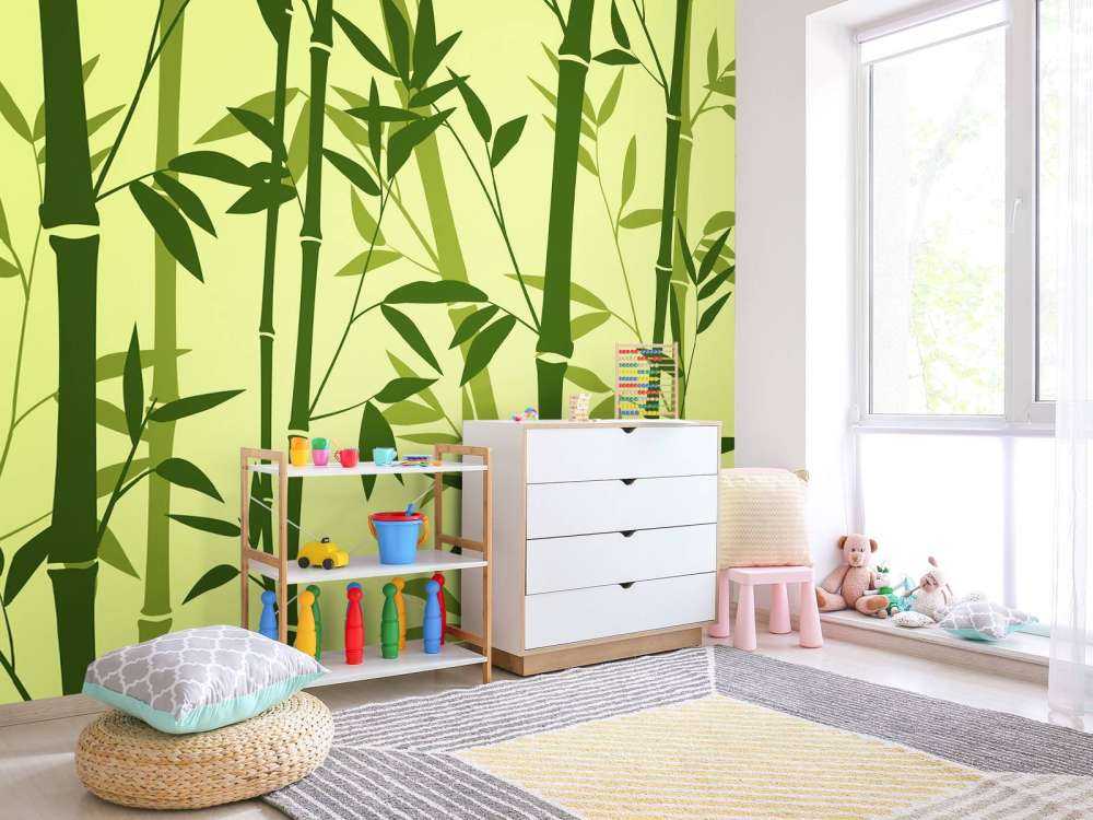 Illustratie van bamboebos