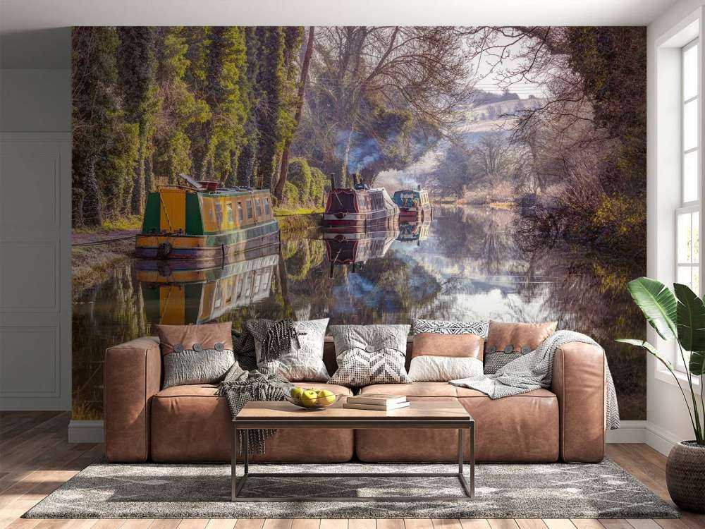 Kanaal in Kintbury