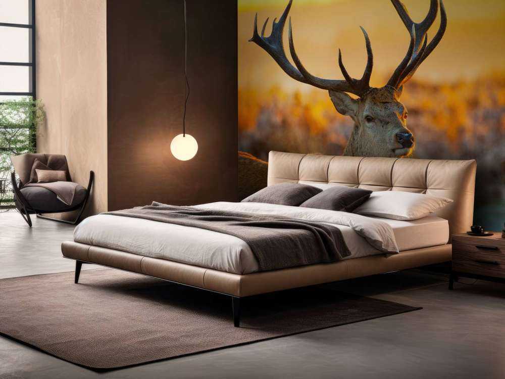 Hert in natuurgebied