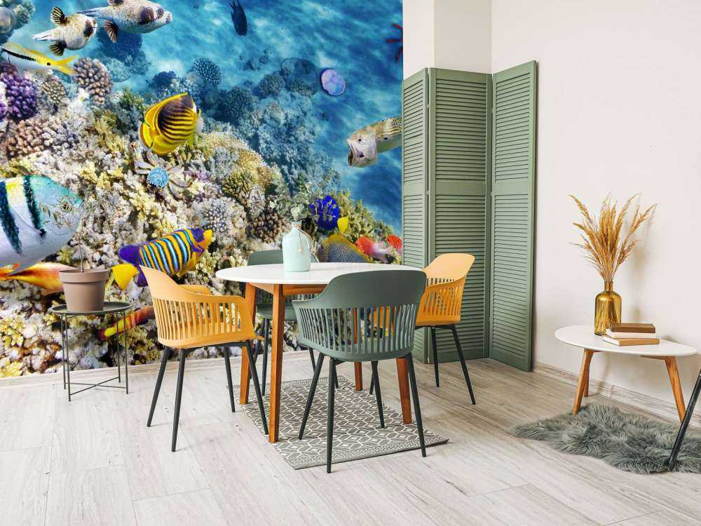 Exotische vissen en koralen