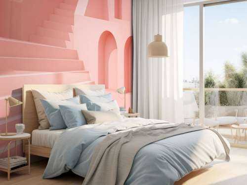 Roze gebouw
