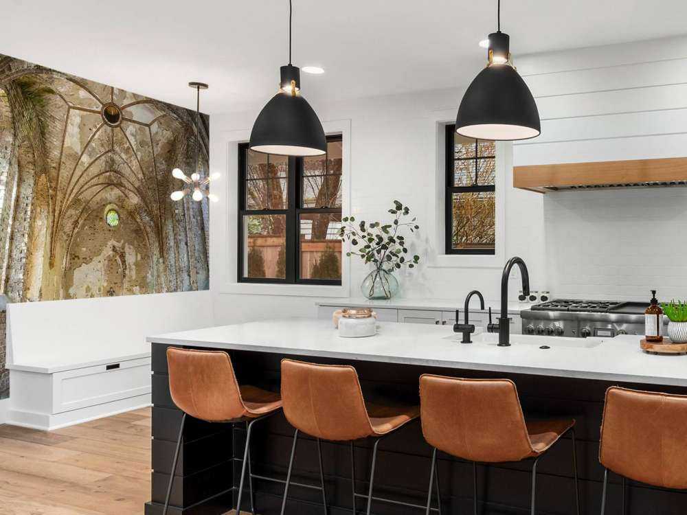 Binnenkant oude kerk