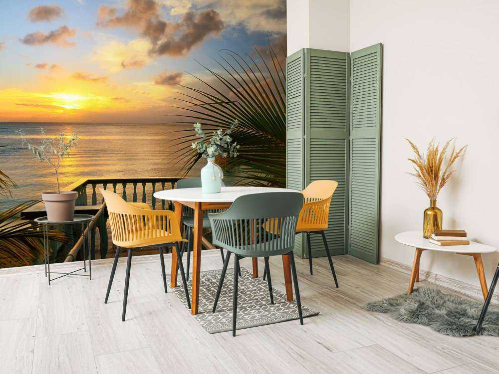 Balkon met droomuitzicht