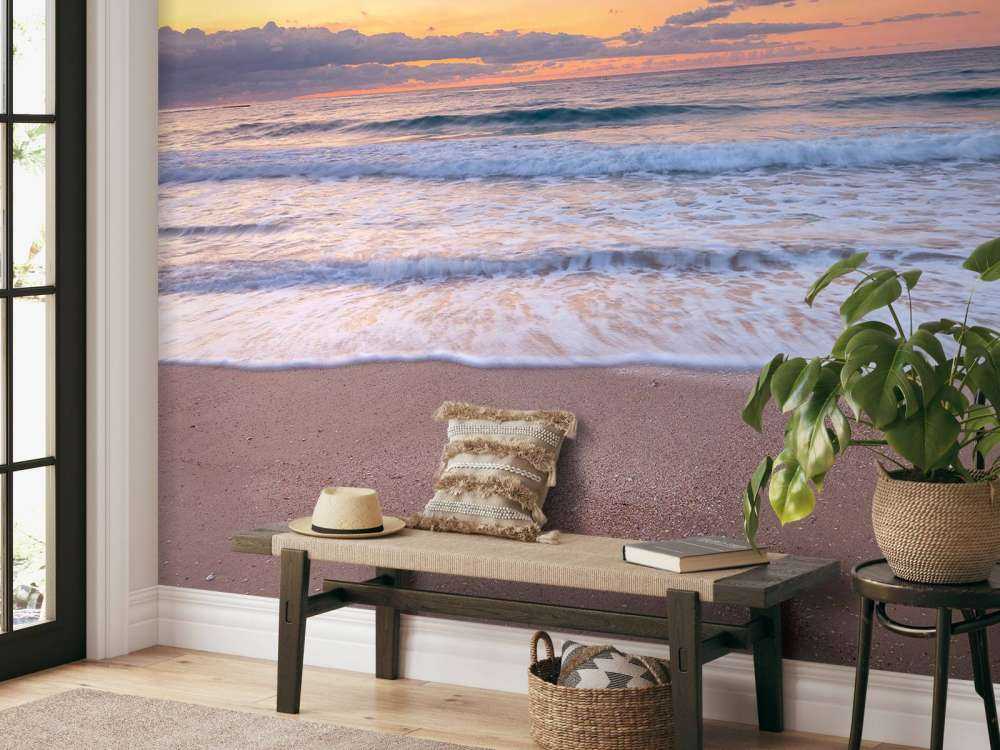 Mooie kleurrijke zonsondergang