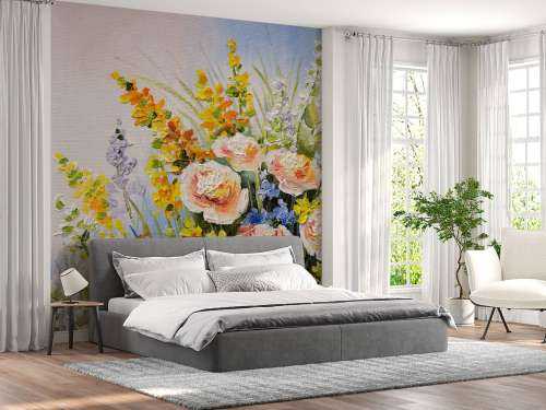Boeket met zomerse bloemen