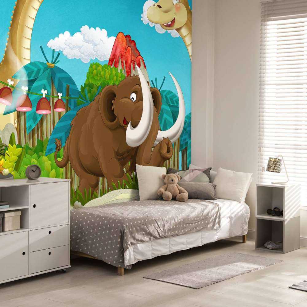 Dino's en een mammoet