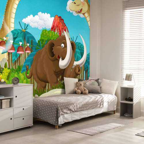 Dino's en een mammoet