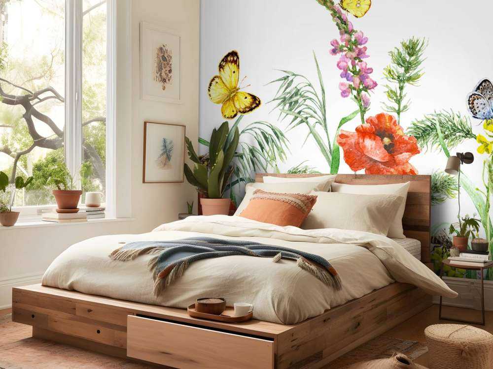 Vlinders in de natuur design