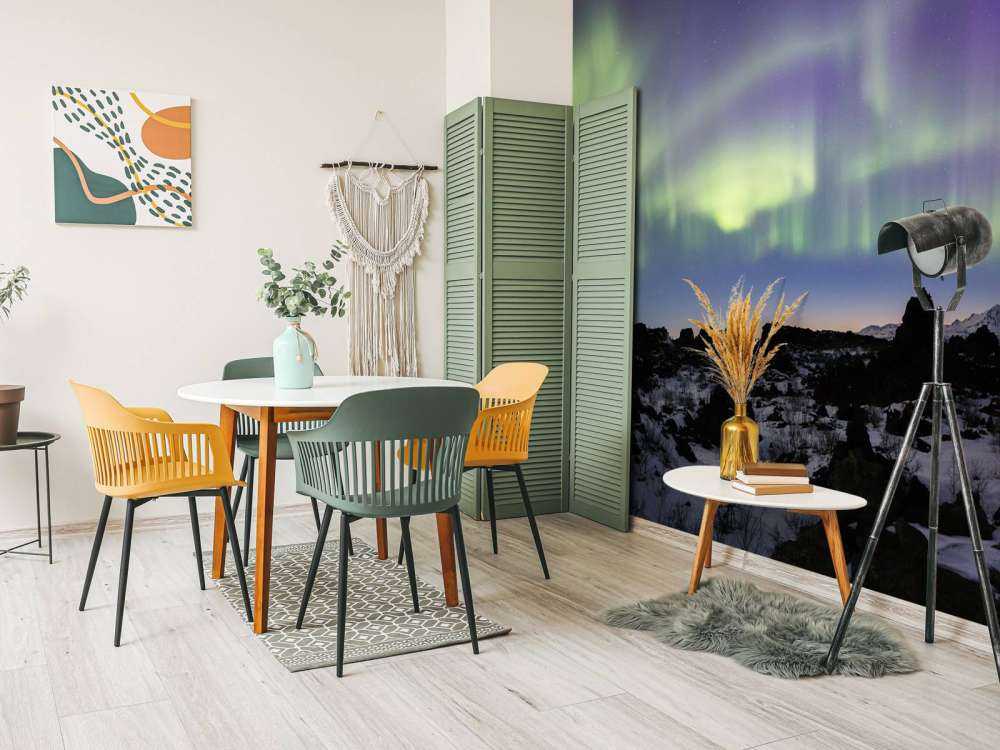 Het prachtige noorderlicht