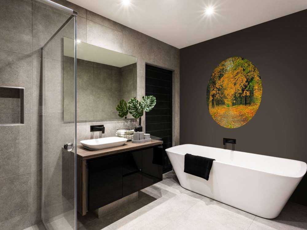 Herfst Bomen met Gele Bladeren