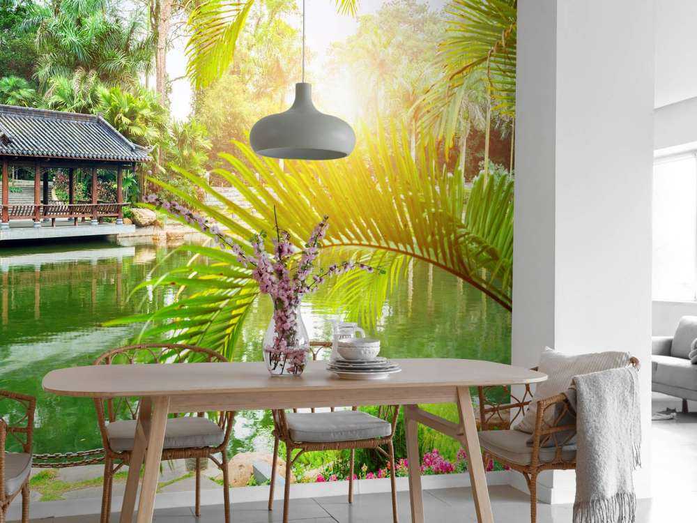 Rustgevend parkje in China