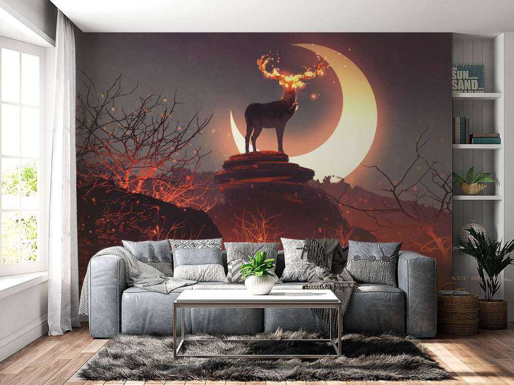 Hert in vuur en vlam