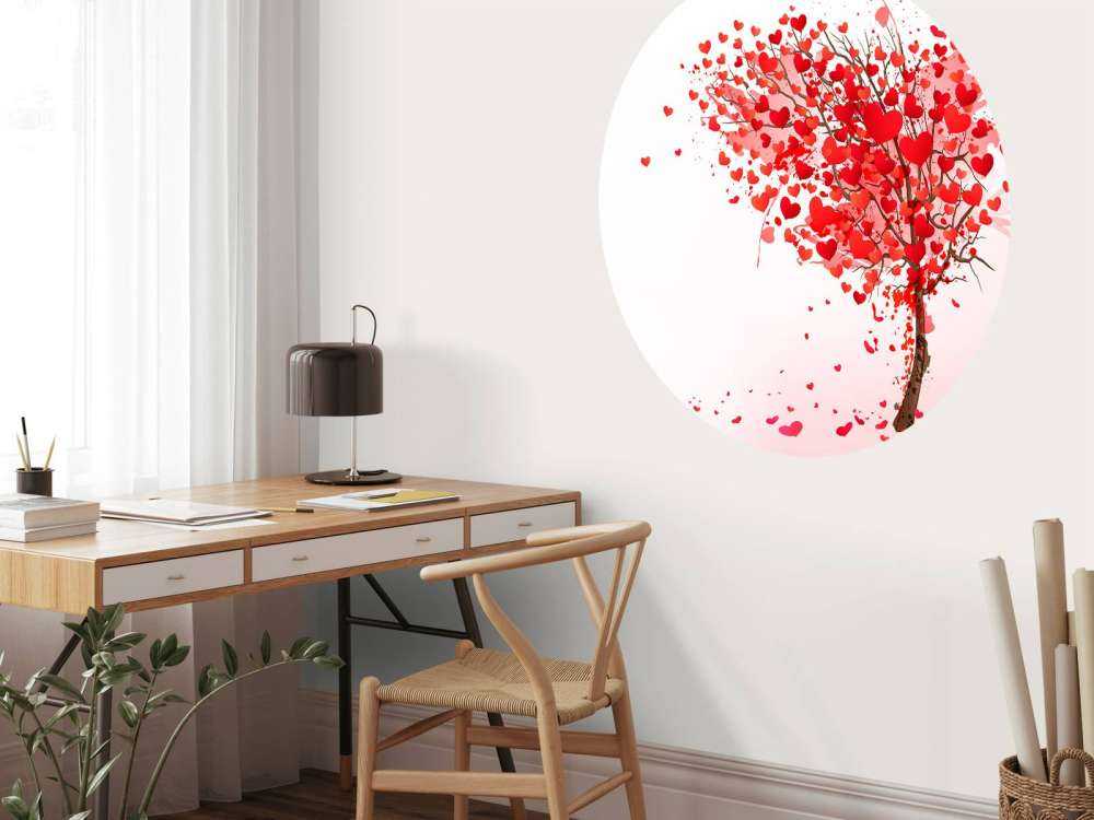 Hart gevormde boom design