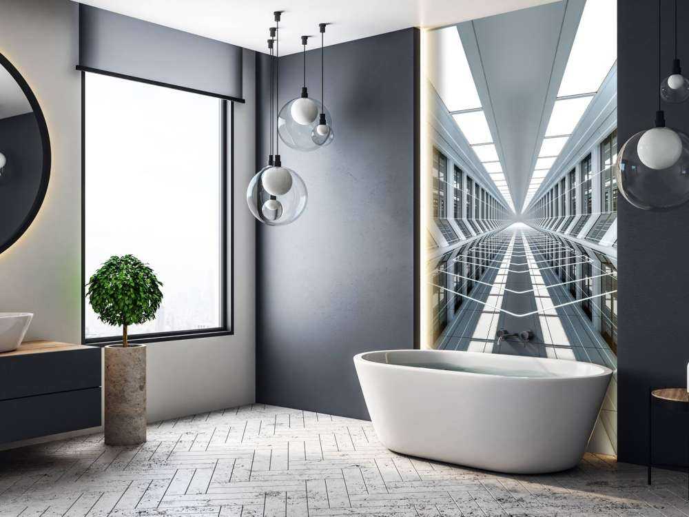 3D gang in een kantoor