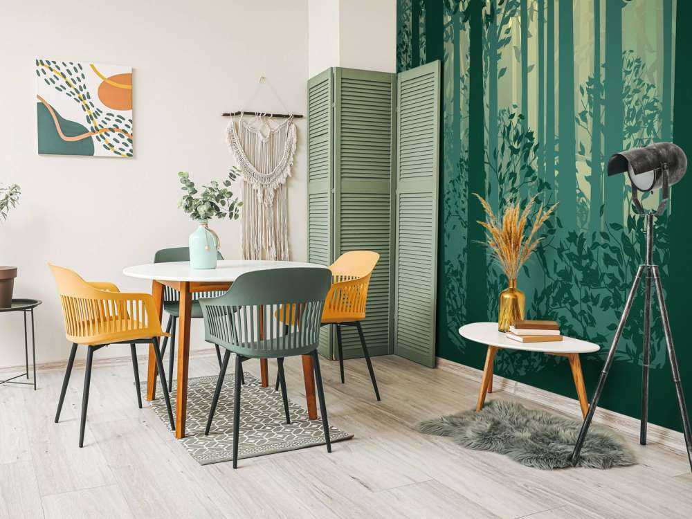 Abstract boslandschap