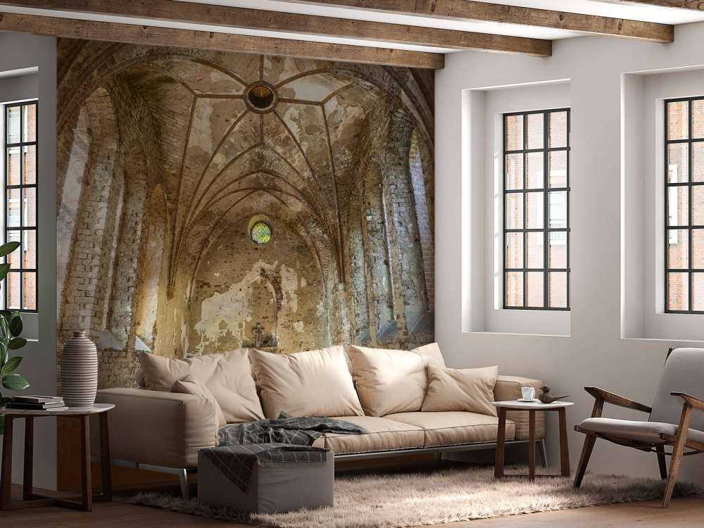 Binnenkant oude kerk