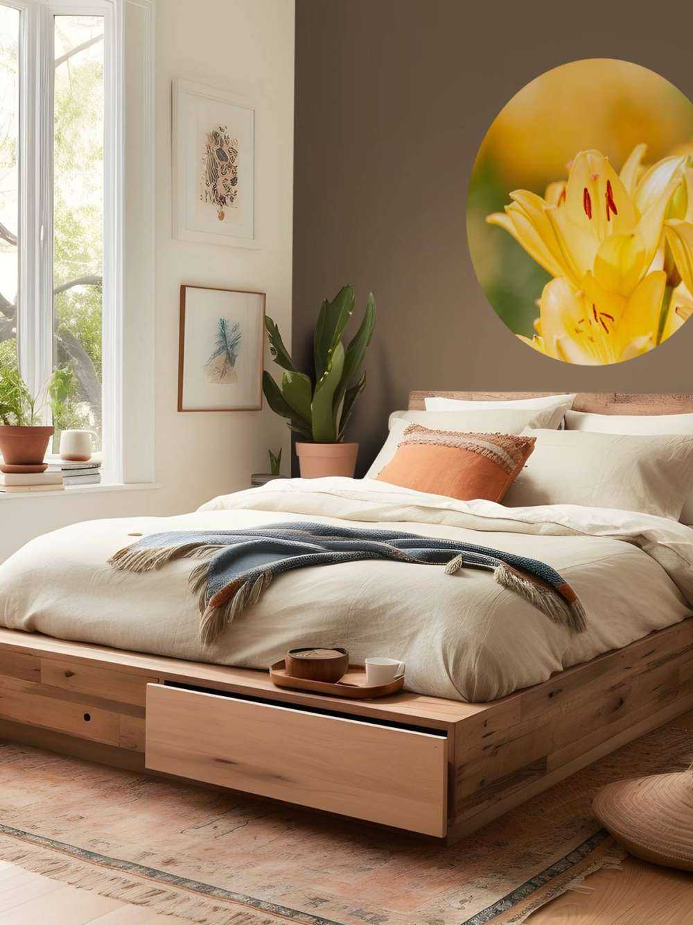 Bloeiende gele bloem