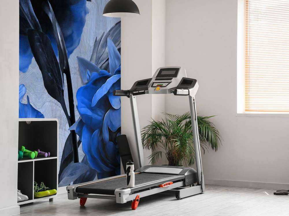 Aquarel van blauwe bloemen