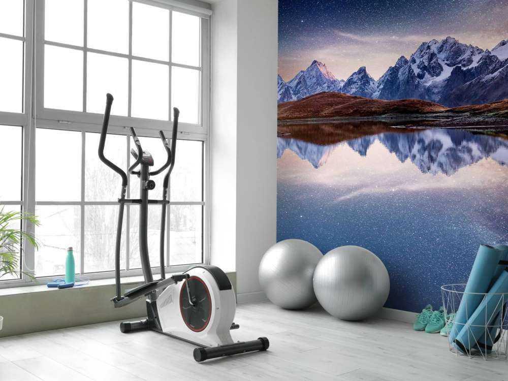 Een reflecterende sterrenhemel