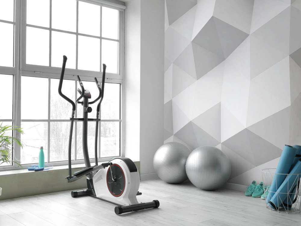 Wit veelhoekig geometrisch oppervlak