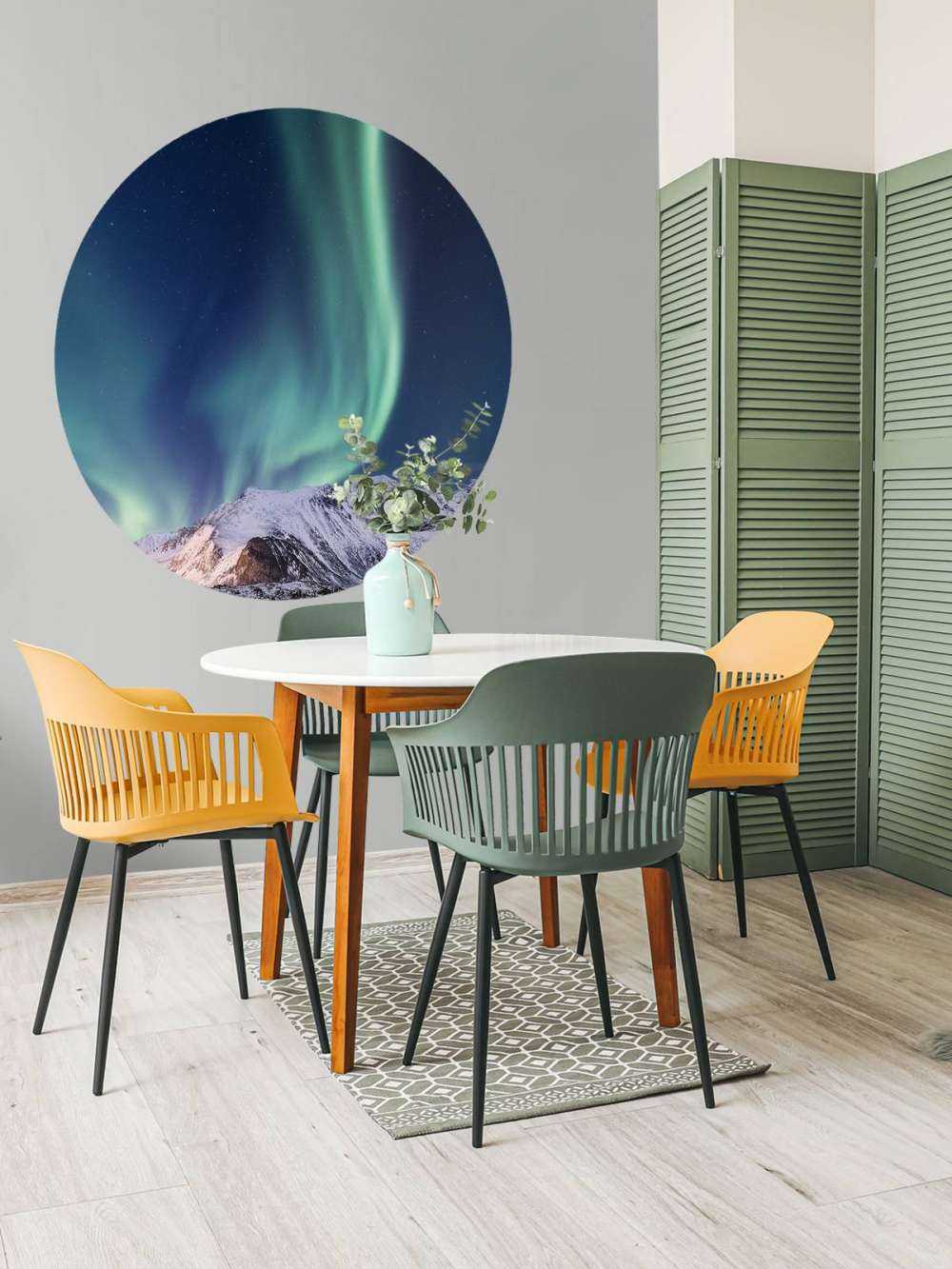 Mint kleurig Noorderlicht in Alaska