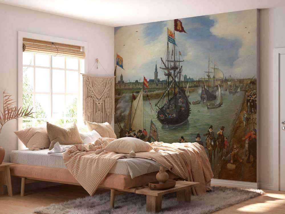 Het vertrek van een hoogwaardigheidsbekleder uit Middelburg