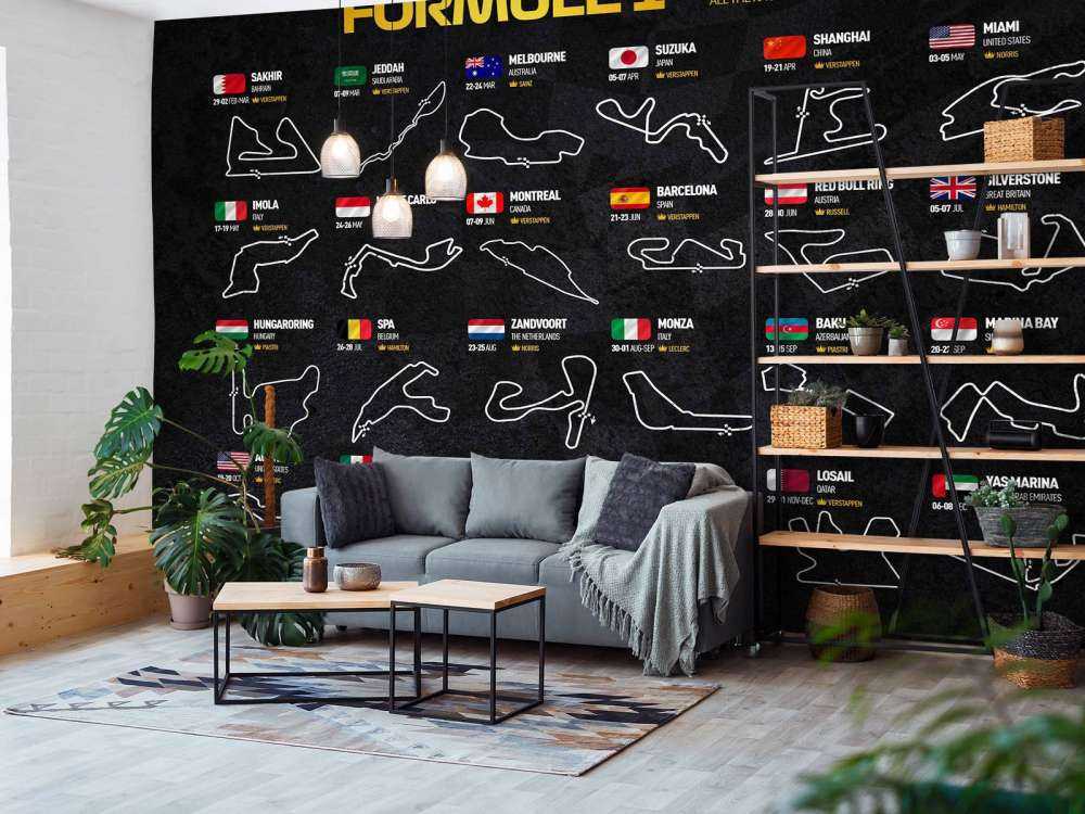 Formule 1 2024 - Winners map