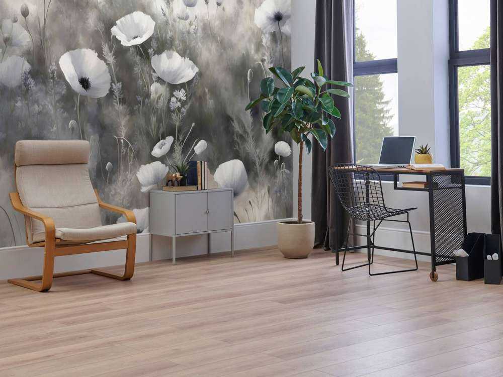 Wildflower dance - grey