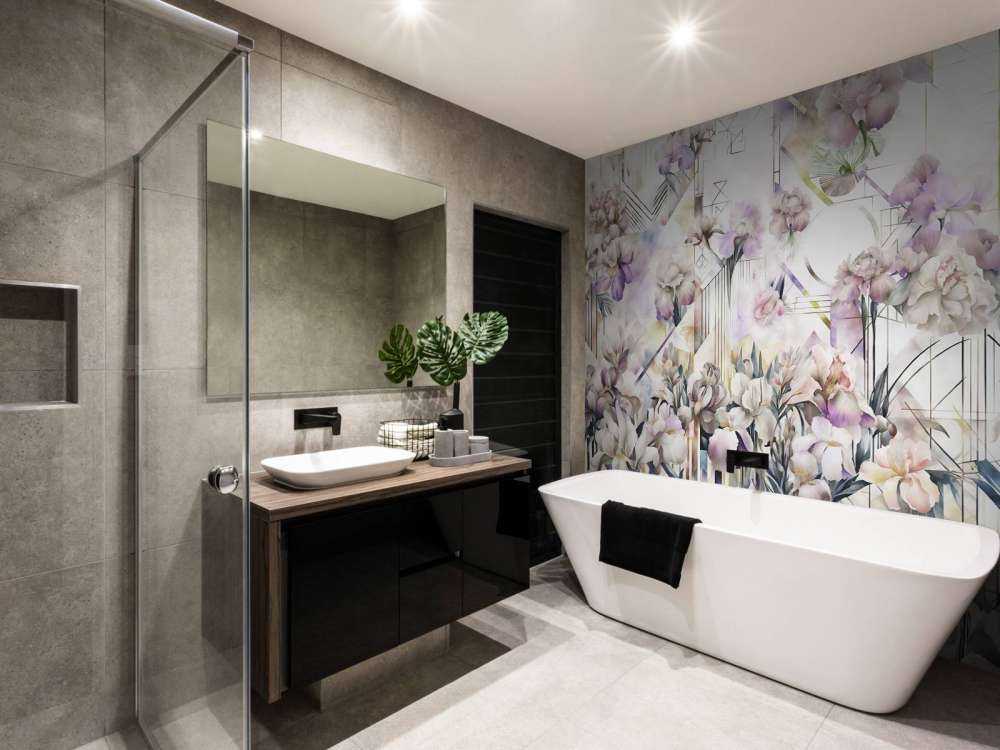 Huge Watercolor Irises Violet