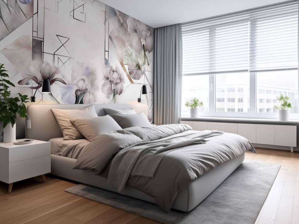 Watercolor Geometry Beige