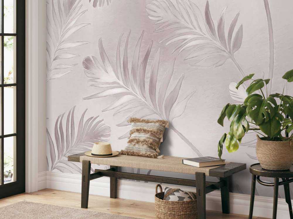 Golden leaves on dark Light Gray