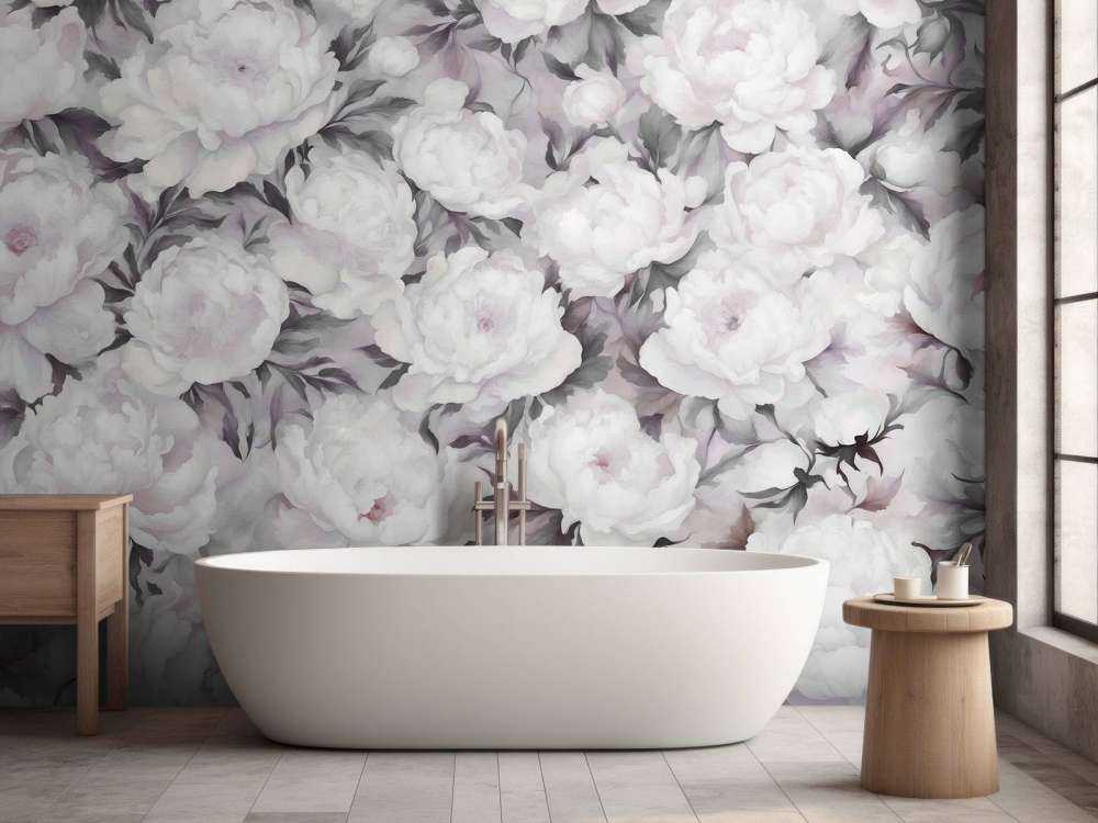 Peonie`s Wall Black