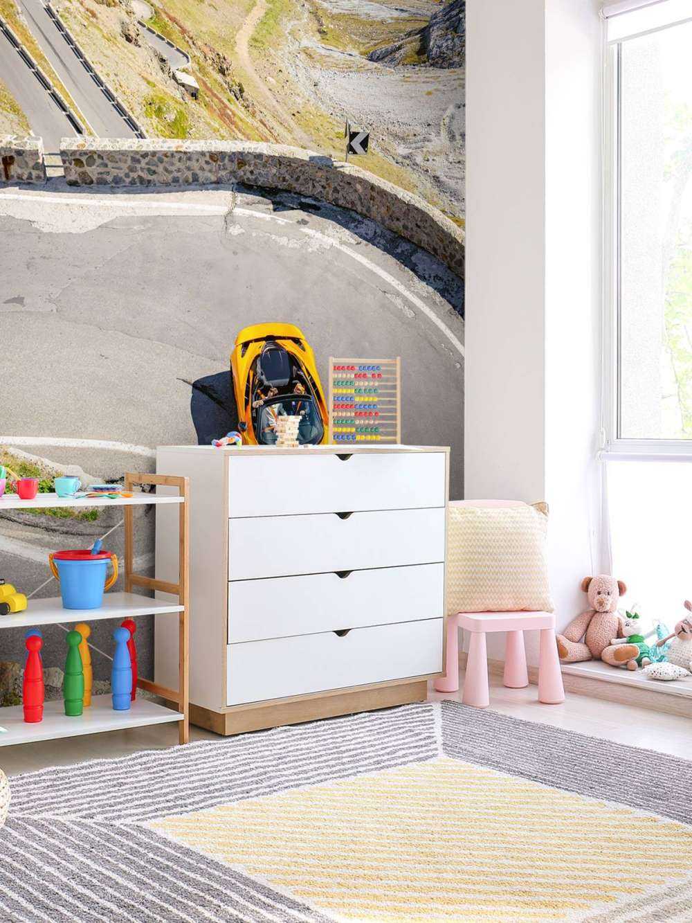 McLaren op Stelviopas - color