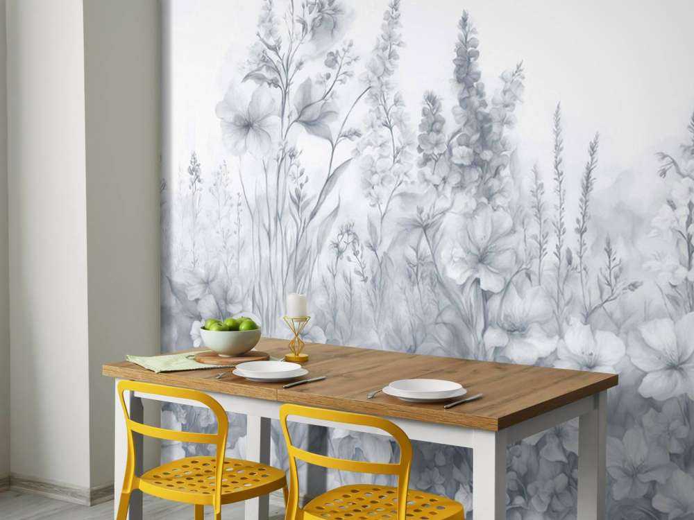 Tender English garden - blue