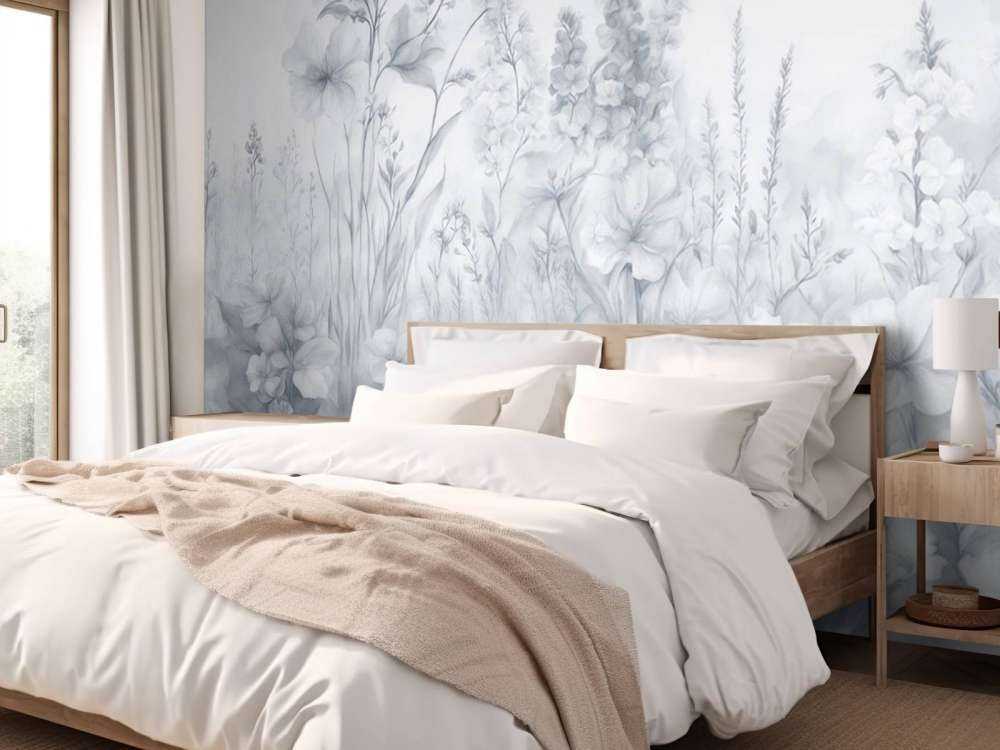 Tender English garden - blue