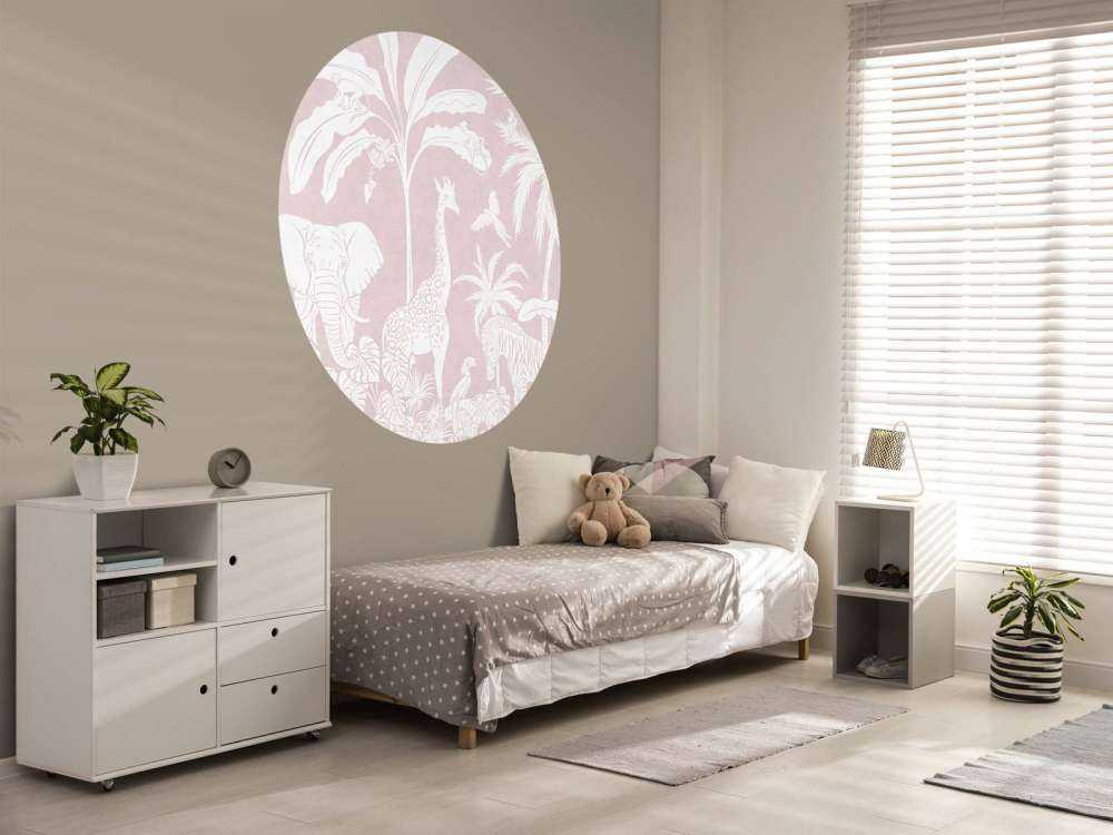 Monochrome Jungle - Pink